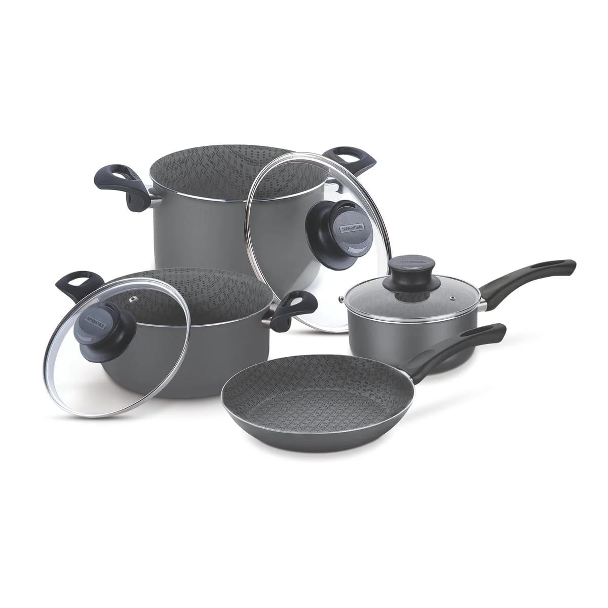 Batería de cocina Tramontina Paris antiadherente 7 piezas