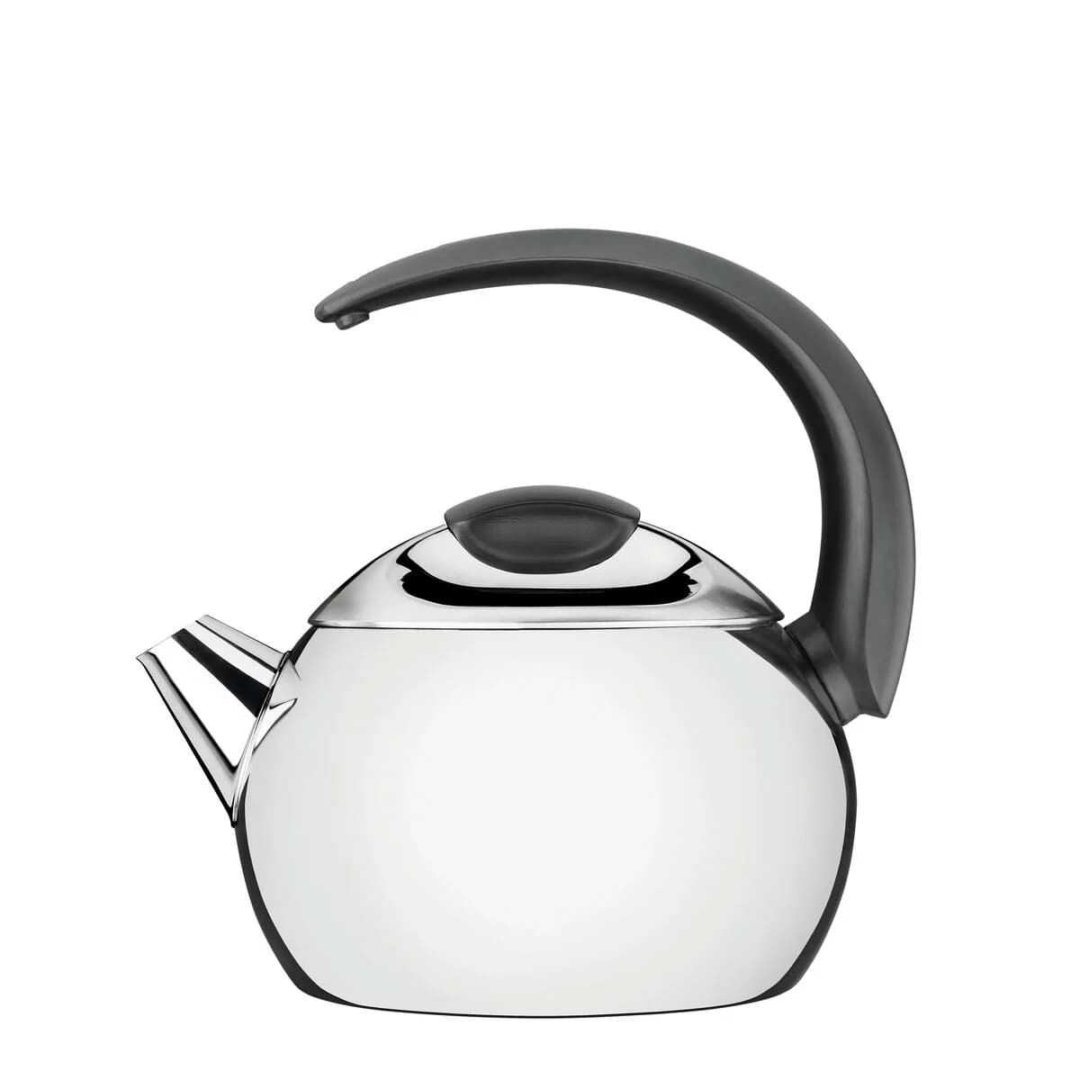 Caldera de acero inoxidable Tramontina Chá e Café 2.25 L con mango negro