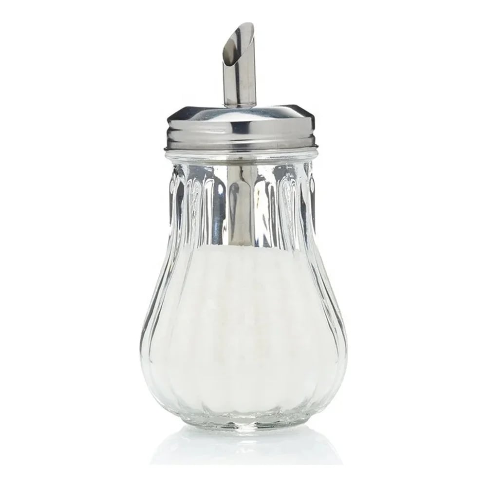 Azucarero De Vidrio Frasco Con Pico Vertedor Dispensador