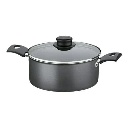 Cacerola Tramontina Turim antiadherente 24 cm 4.7 L color gris