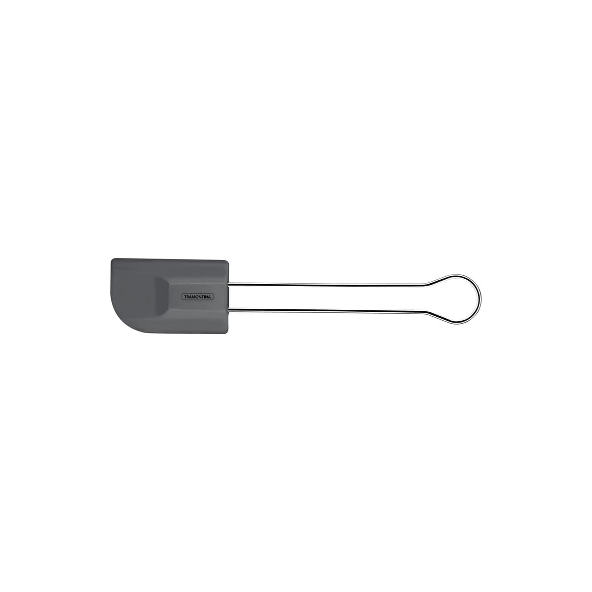 Espátula de silicona con mango de acero inoxidable Tramontina Moldê 26 cm gris
