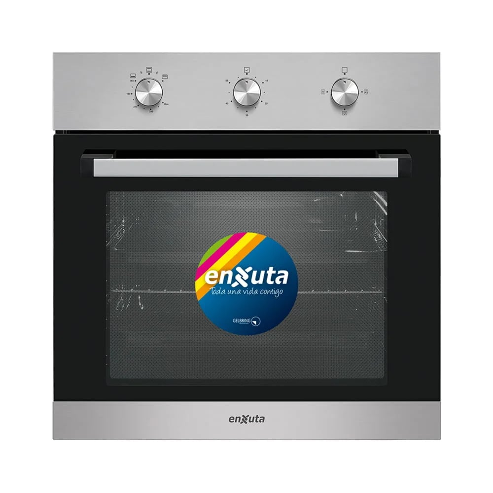 Horno De Empotrar A Gas Enxuta Heenxg5500 Inox 70 Lts Gris