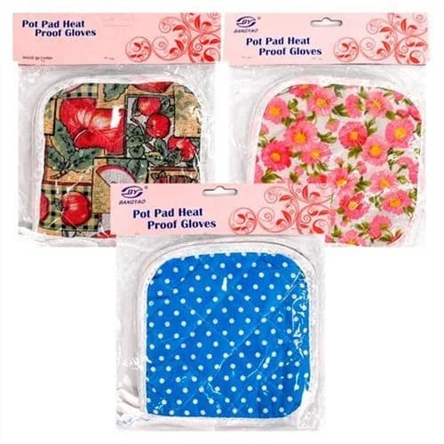 Set De Dos Agarraderas De Cocina Algodon 17 Cm Para Horno — imagen 1 de 1