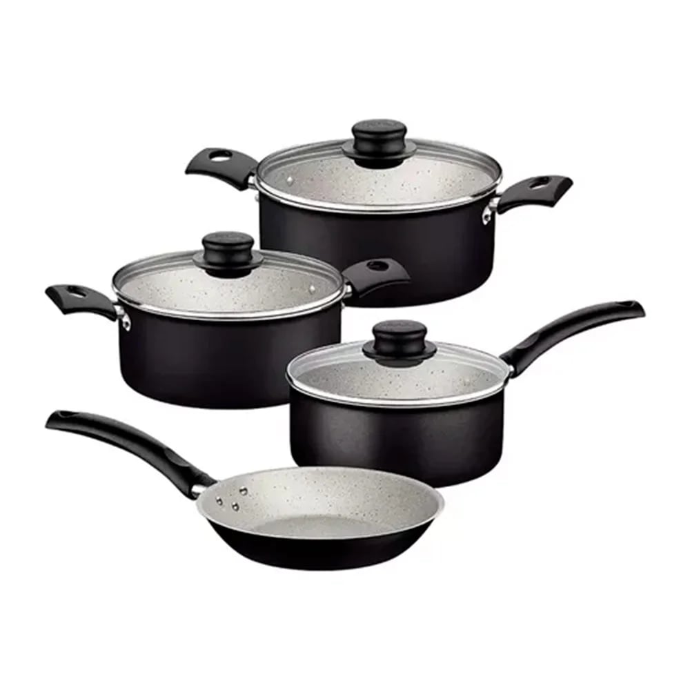 Batería de cocina Tramontina Linz antiadherente 7 piezas
