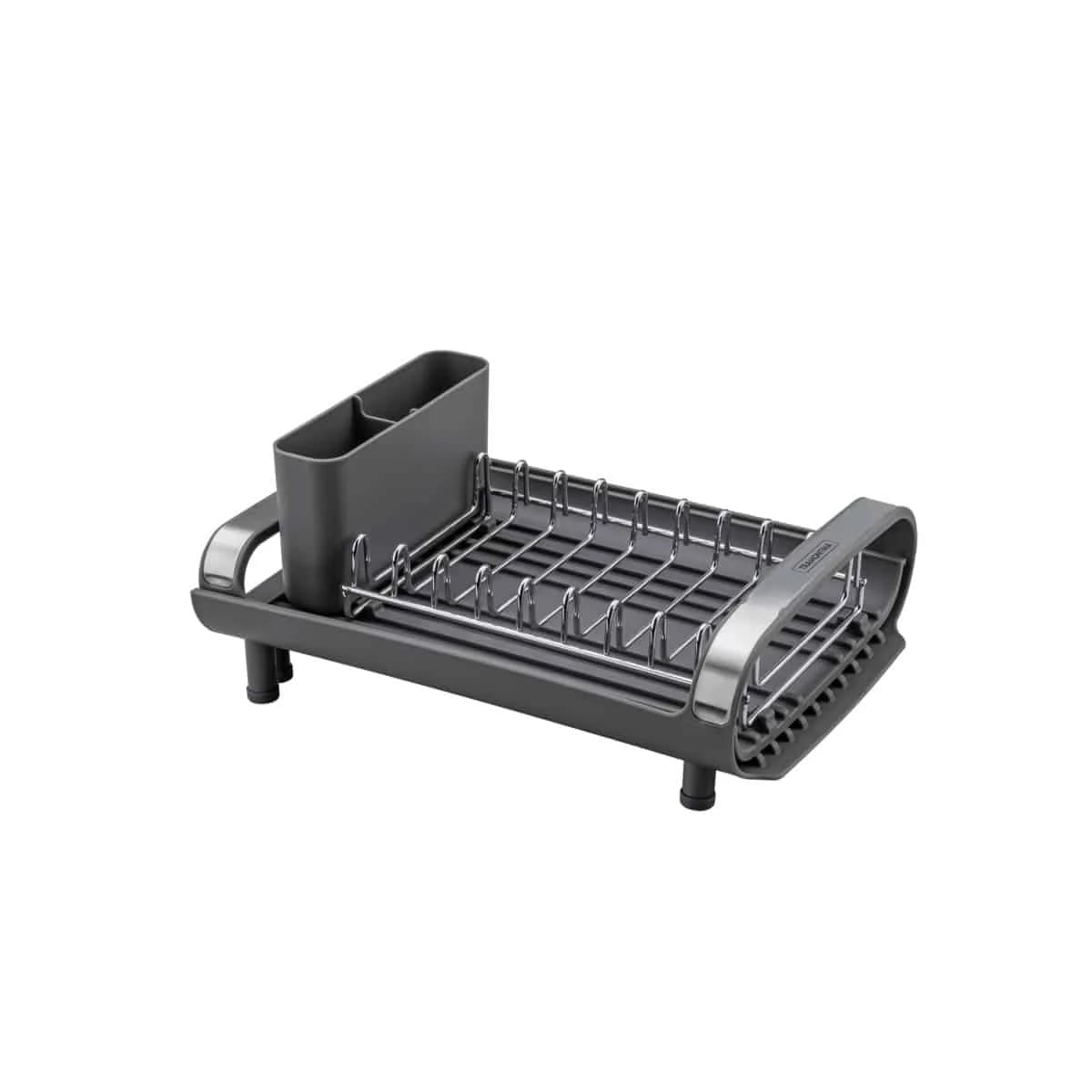 Escurridor mini extensible Tramontina Plurale de acero inoxidable grafito