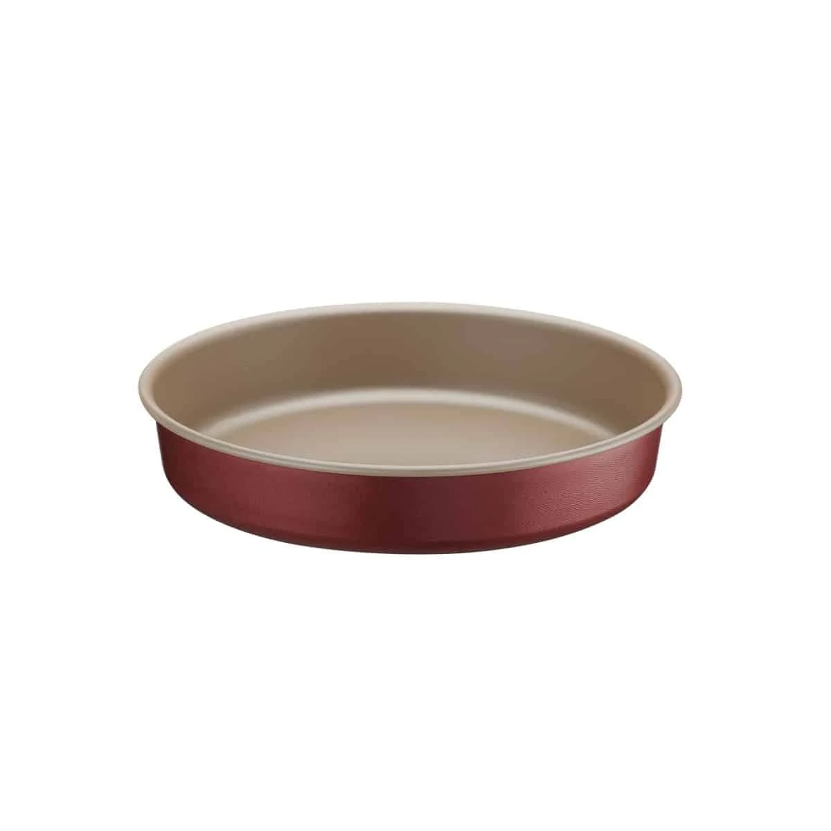 Asadera redonda antiadherente roja Tramontina Brasil 22 cm 1.7 L