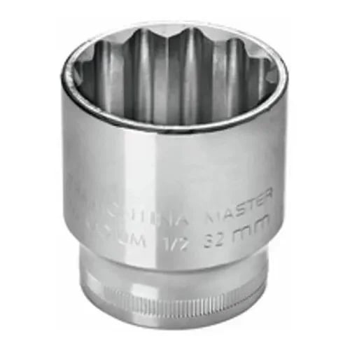 Tubo estriado de acero cromo vanadio Tramontina Master 12 mm encastre 1/2 pulgada