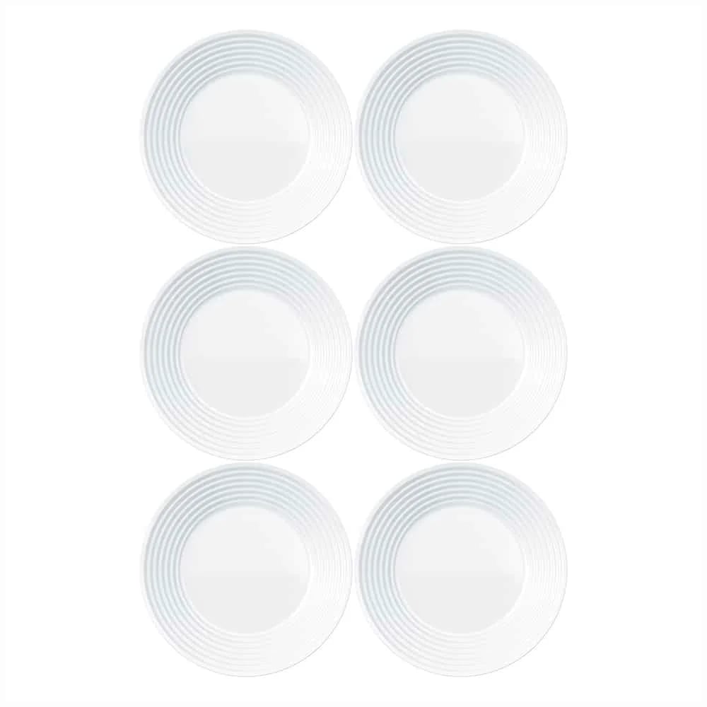 Plato Postre Vidrio Duralex 19 Cm Saturno X6 Unid.
