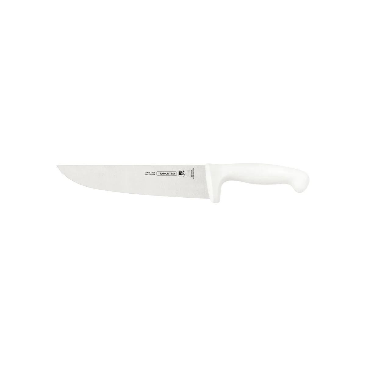 Cuchillo para limpiar carne Tramontina Profissional Master de acero inoxidable 8 pulgadas con mango blanco