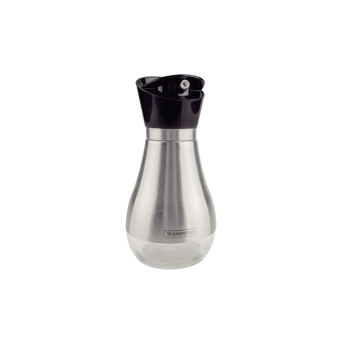 Aceitera y vinagrera de vidrio y acero inoxidable Tramontina Realce 390 ml