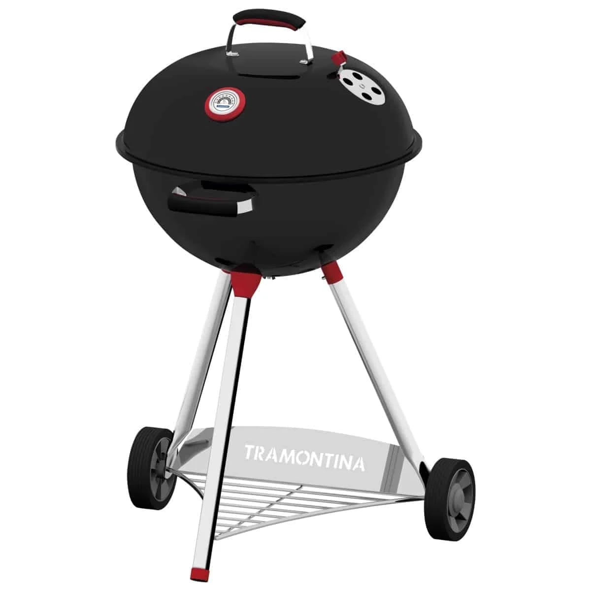 Parrilla a carbón TCP-560L con tapa y termómetro Tramontina
