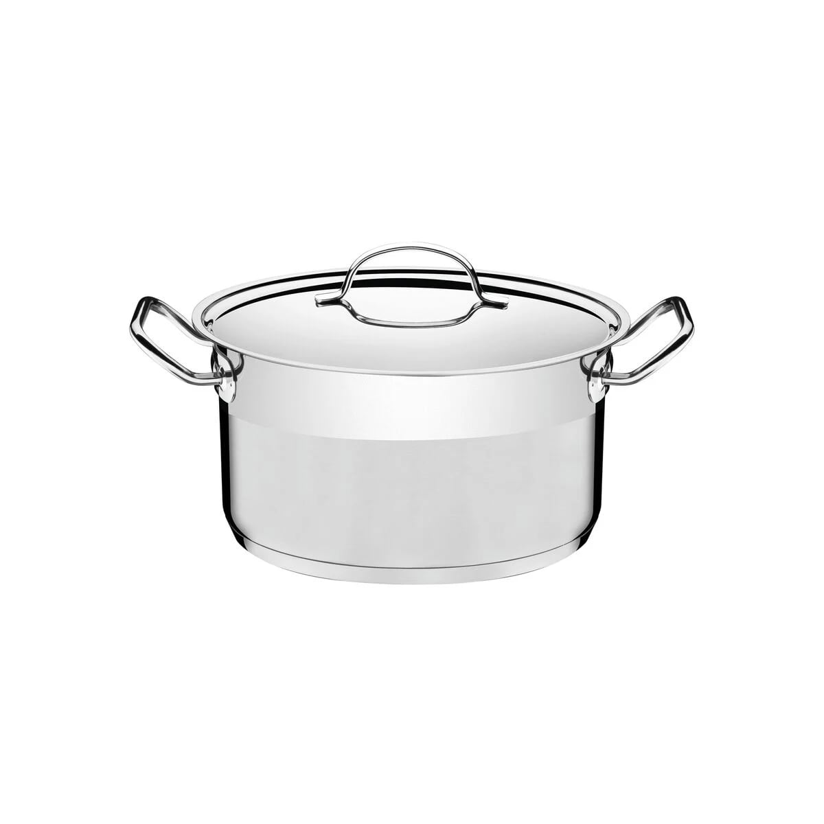 Cacerola profunda Tramontina Professional de acero inoxidable triple fondo 20 cm 3.6 L para inducción