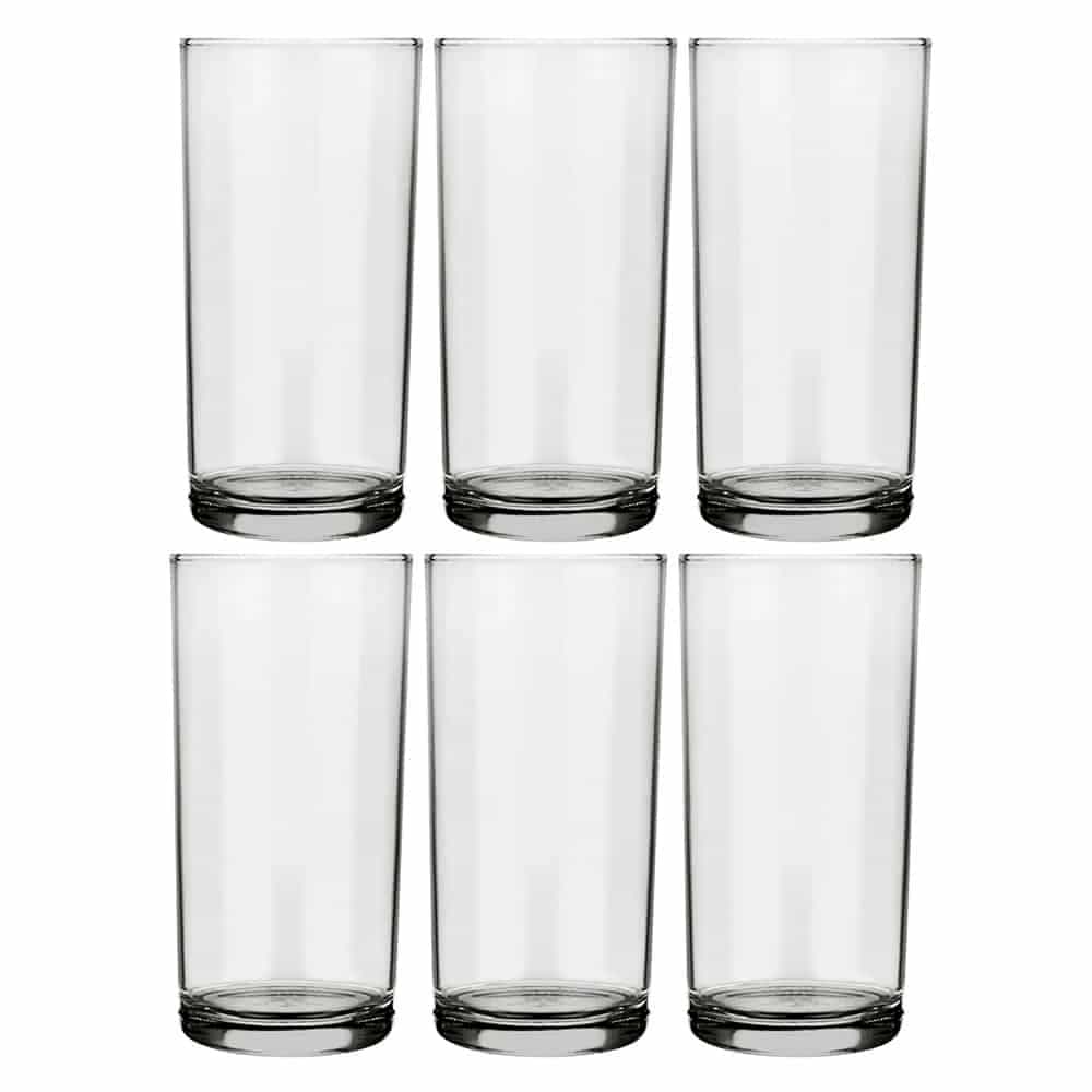Vaso Vidrio Refresco 350 Ml Cylinder X 6 Unid.
