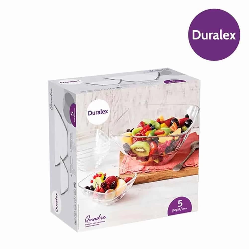 Juego De Bowls Duralex 5 Piezas Cuadre — miniatura 2