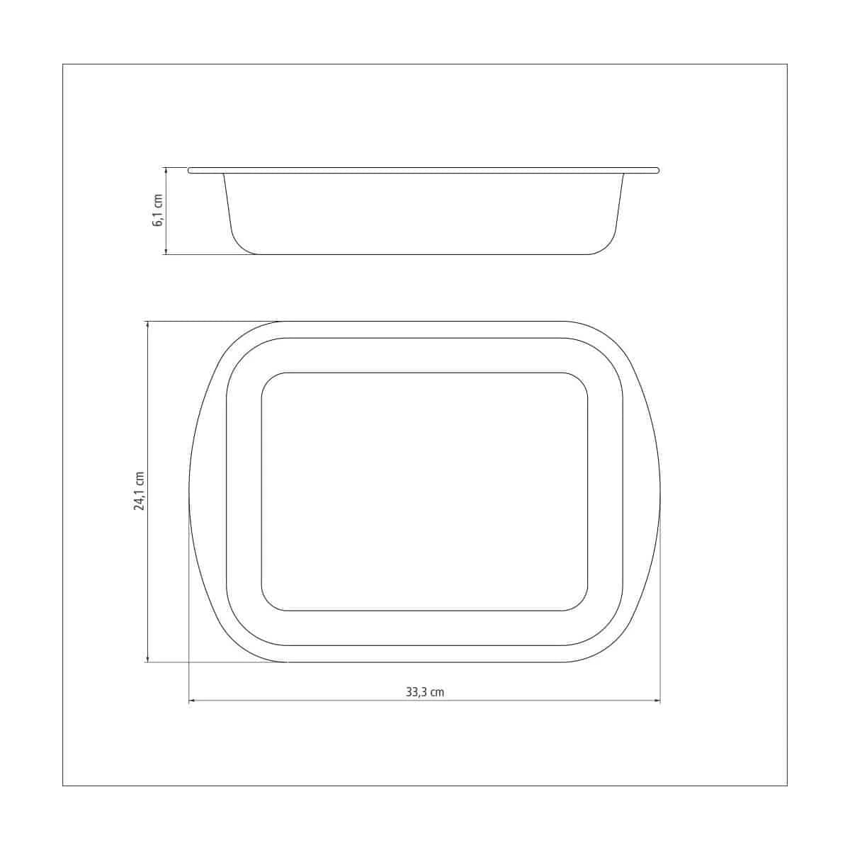 Asadera Tramontina Honda Antiadherente 28 Cm — miniatura 3