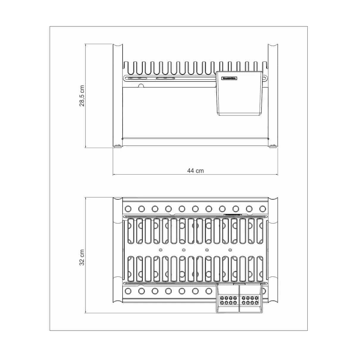 Escurridor Tramontina Vajilla Platos Vasos Cocina — miniatura 8