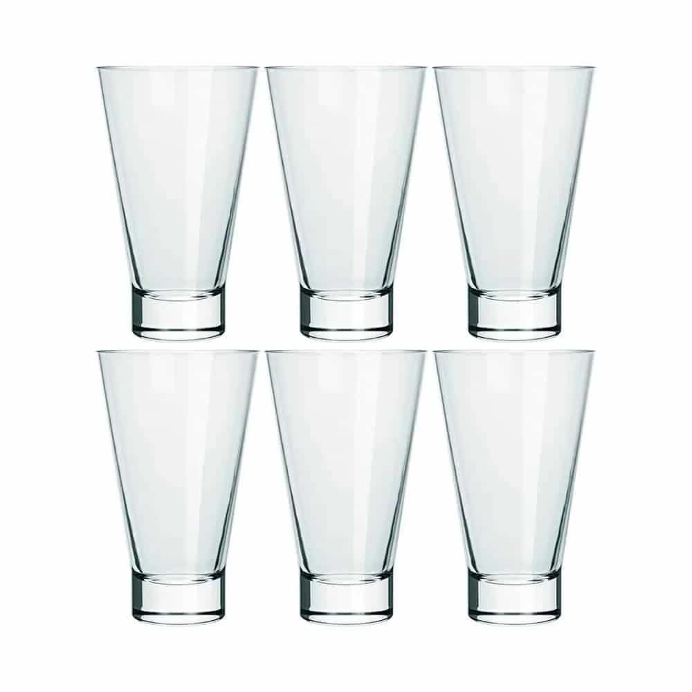 Vaso Vidrio Refresco Nadir 400 Ml Ilhabela X6 Unid.
