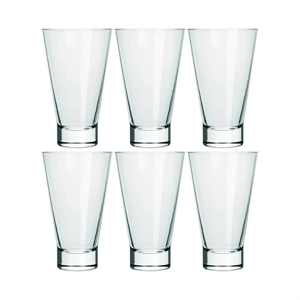 Vaso Vidrio Refresco Nadir 400 Ml Ilhabela X6 Unid.