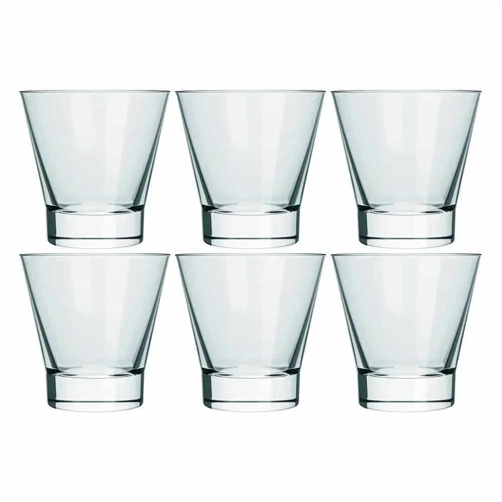 Vaso Vidrio Whisky Nadir 350 Ml Ilhabela X6 Unid.