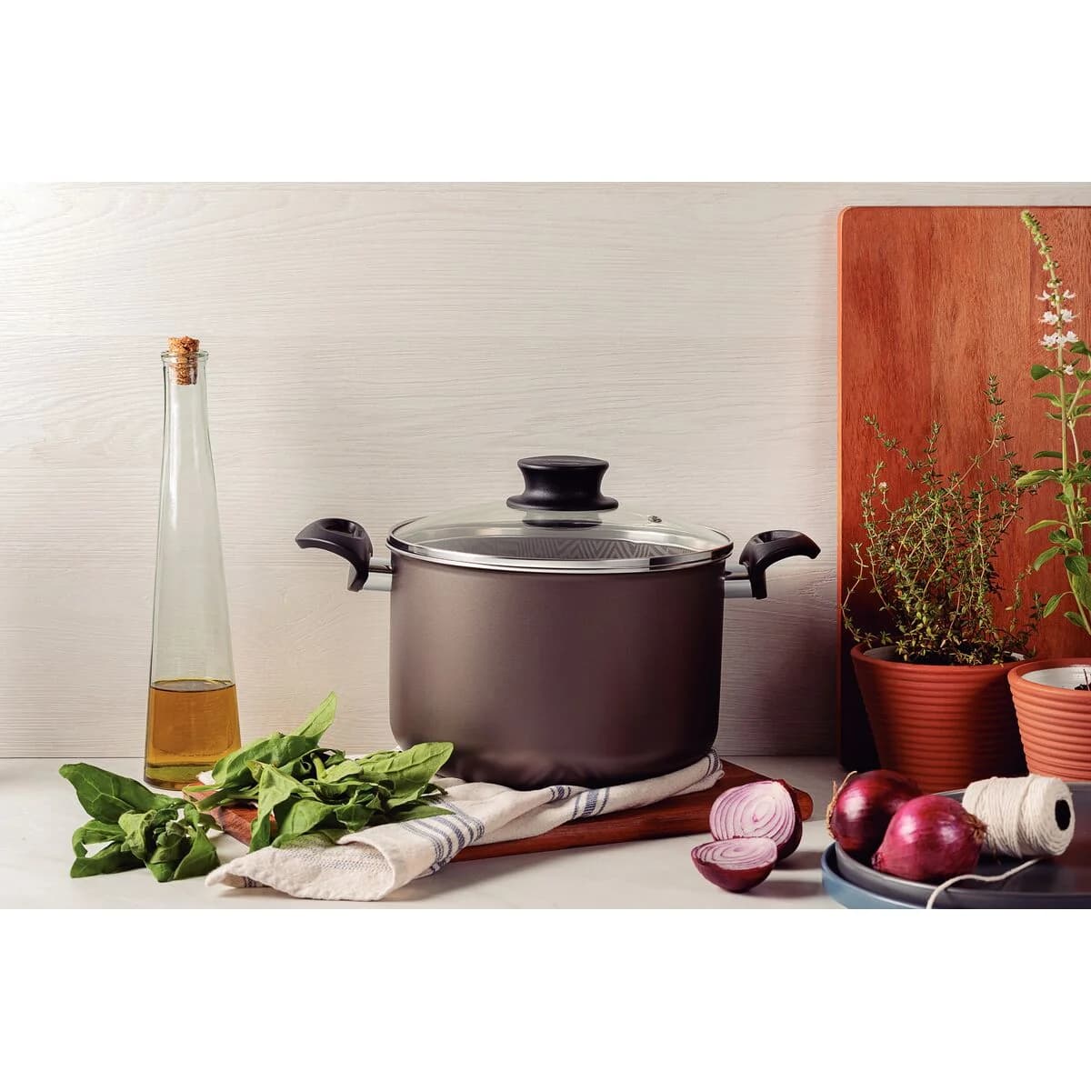 Olla Tramontina Teflon 26 Cm 9,80 Litros Antiadherente Paris — miniatura 3