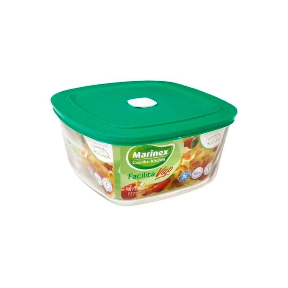 Tupper Vidrio Marinex 1000 Ml Bowl Con Tapa — imagen 1 de 4