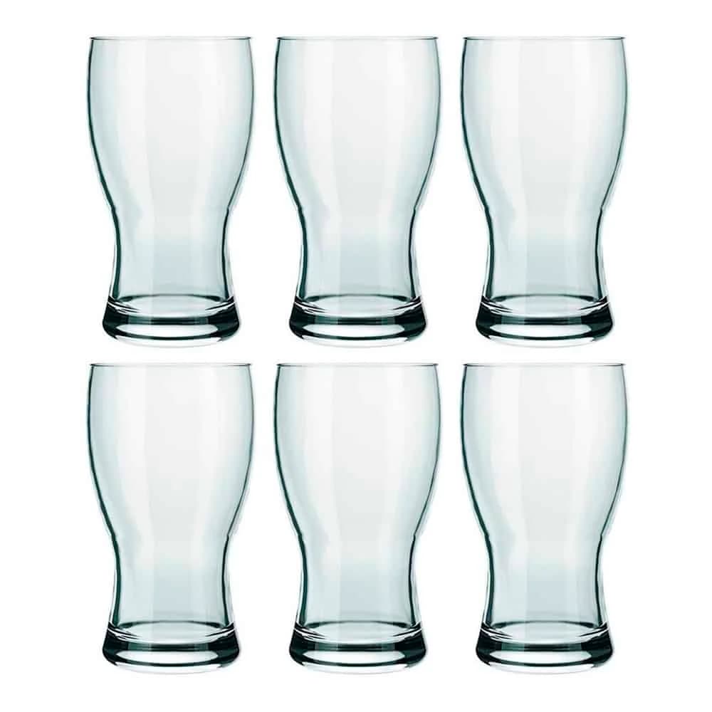 Vaso Vidrio 220 Ml Frevo Cerveza X6 Unid. — imagen 1 de 2