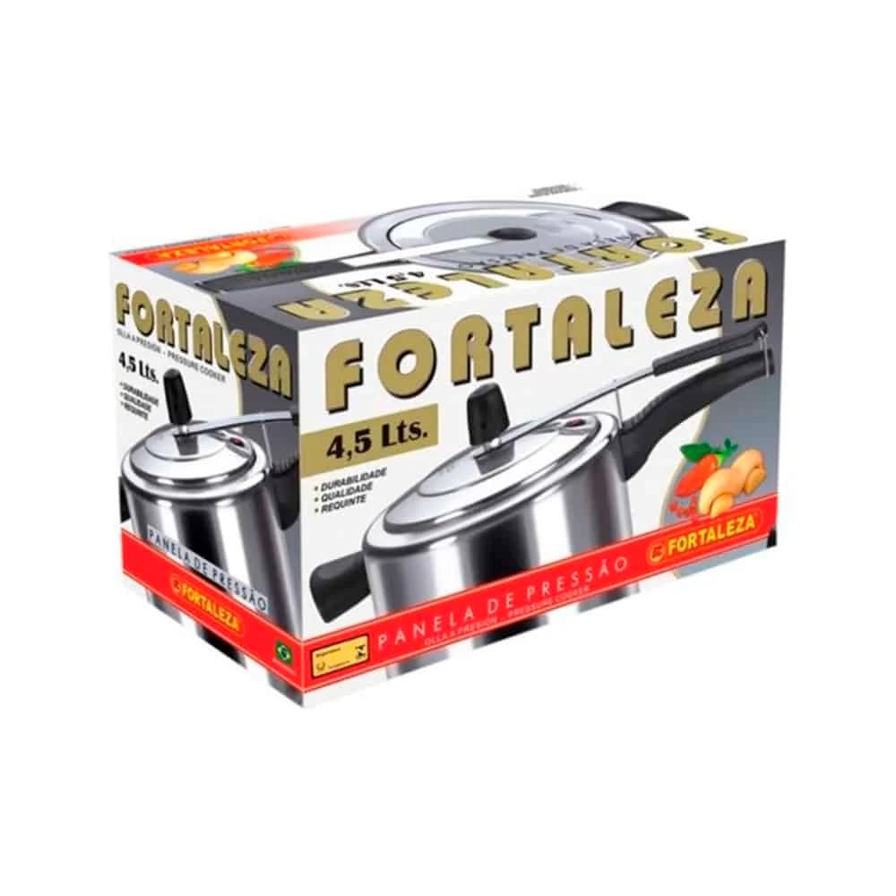 Olla A Presion 4,5 Litros Fortaleza Aluminio — miniatura 2