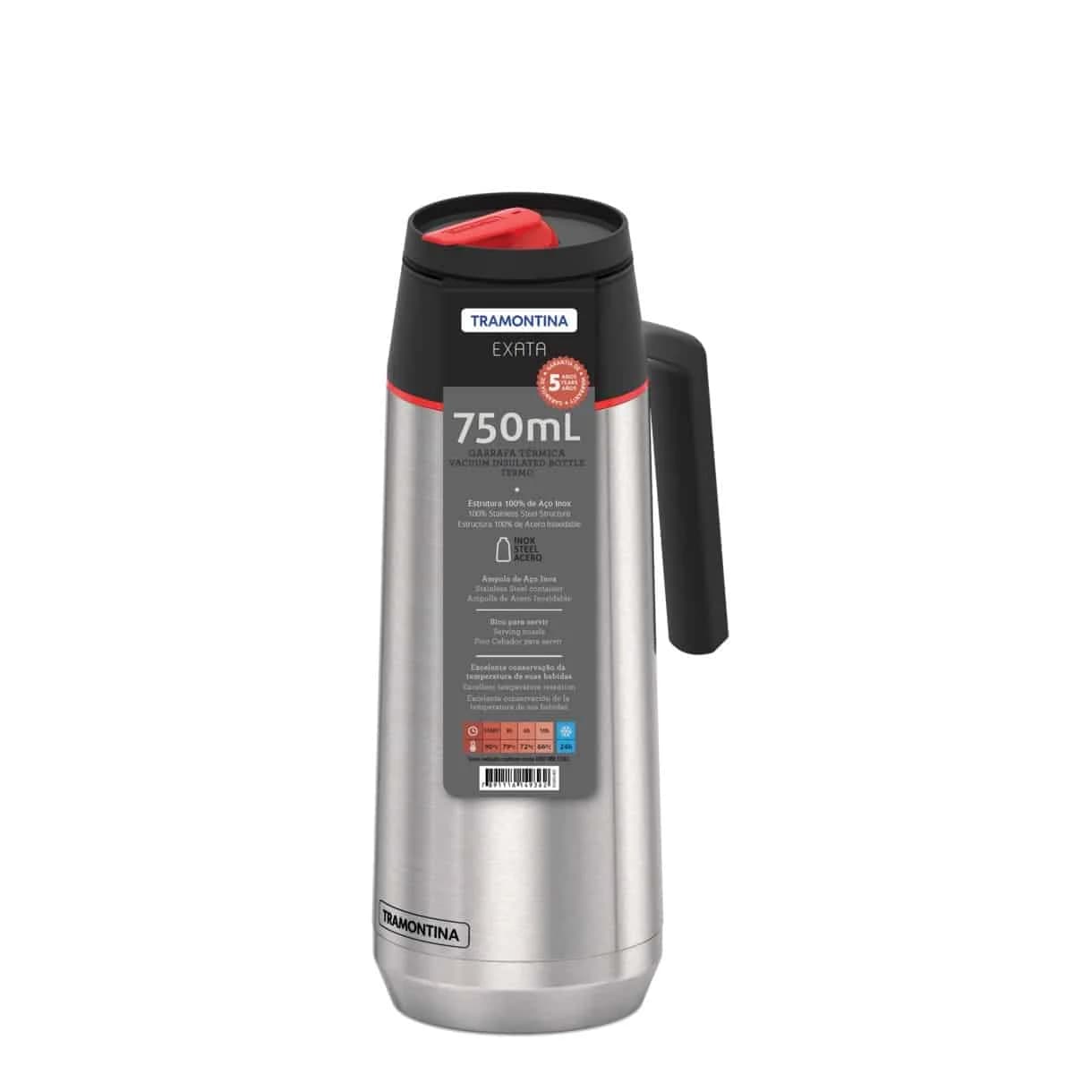 Termo Tramontina Acero Inoxidable 750 Ml 5 Años De Garantia — imagen 1 de 6