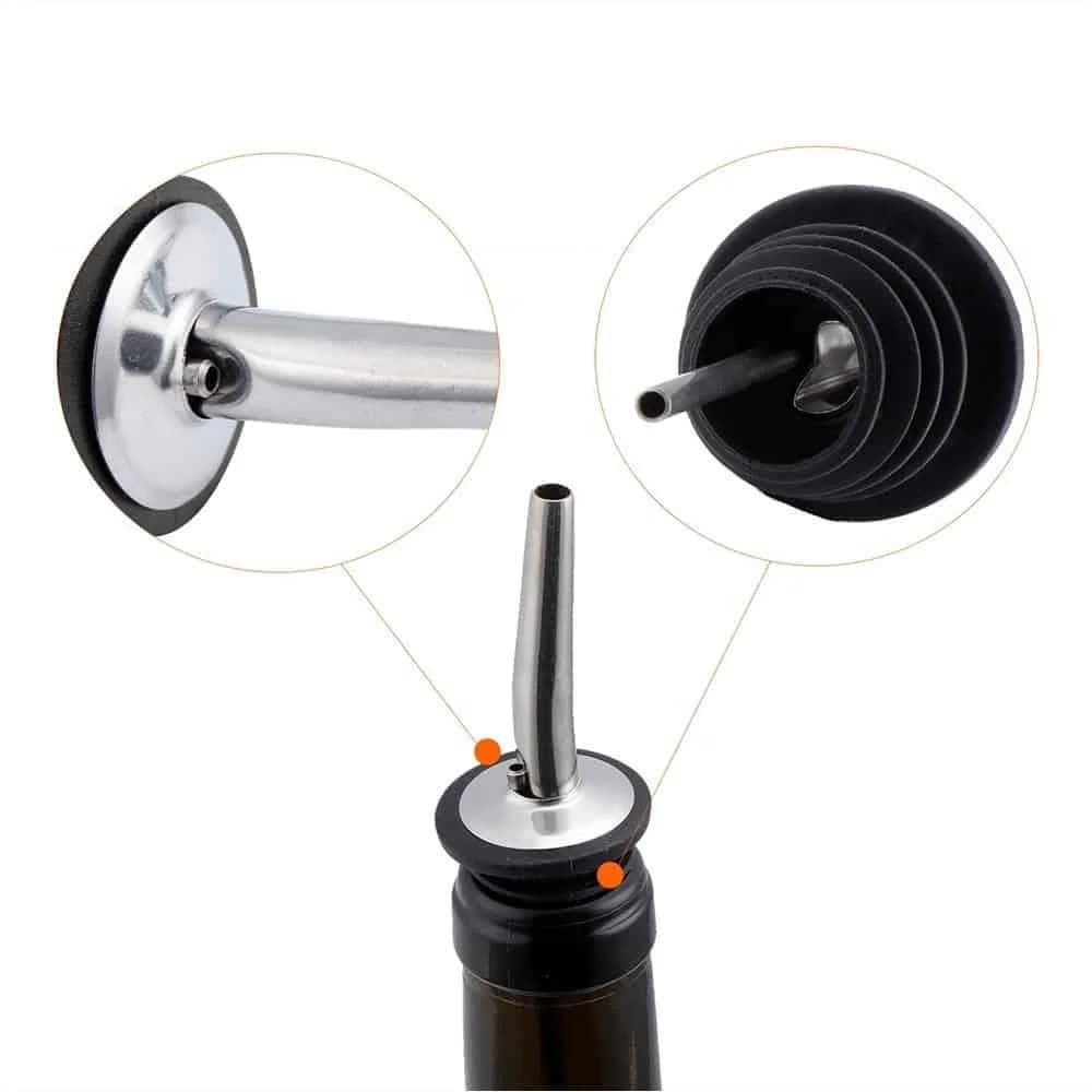 Pico Vertedor Para Botella Barman Aceite Acero Inoxidable — miniatura 3