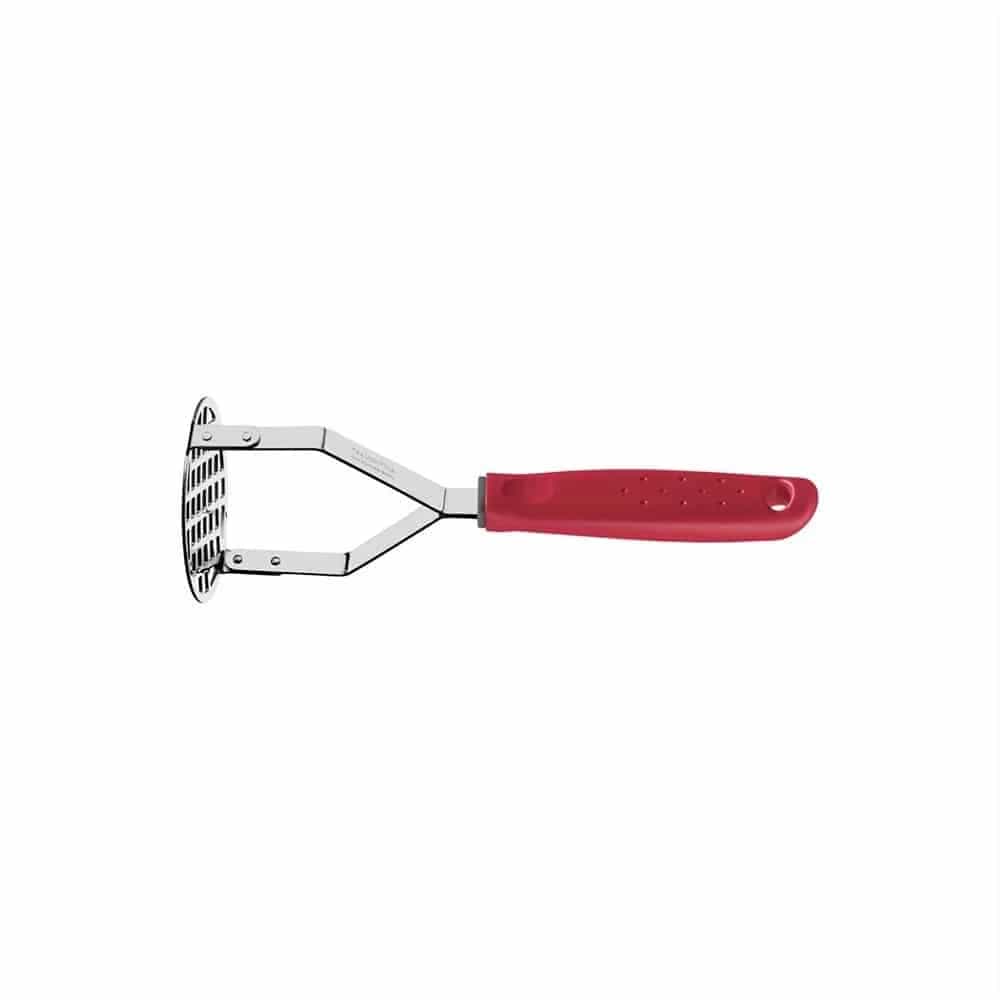 Puretera Tramontina Utilità de acero inoxidable 23.8 cm con mango rojo