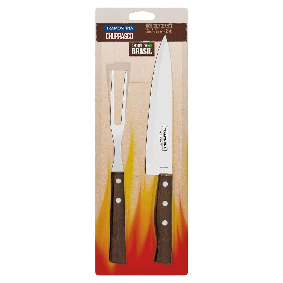 Juego Asado 2 Piezas Tramontina Churrasco — miniatura 2