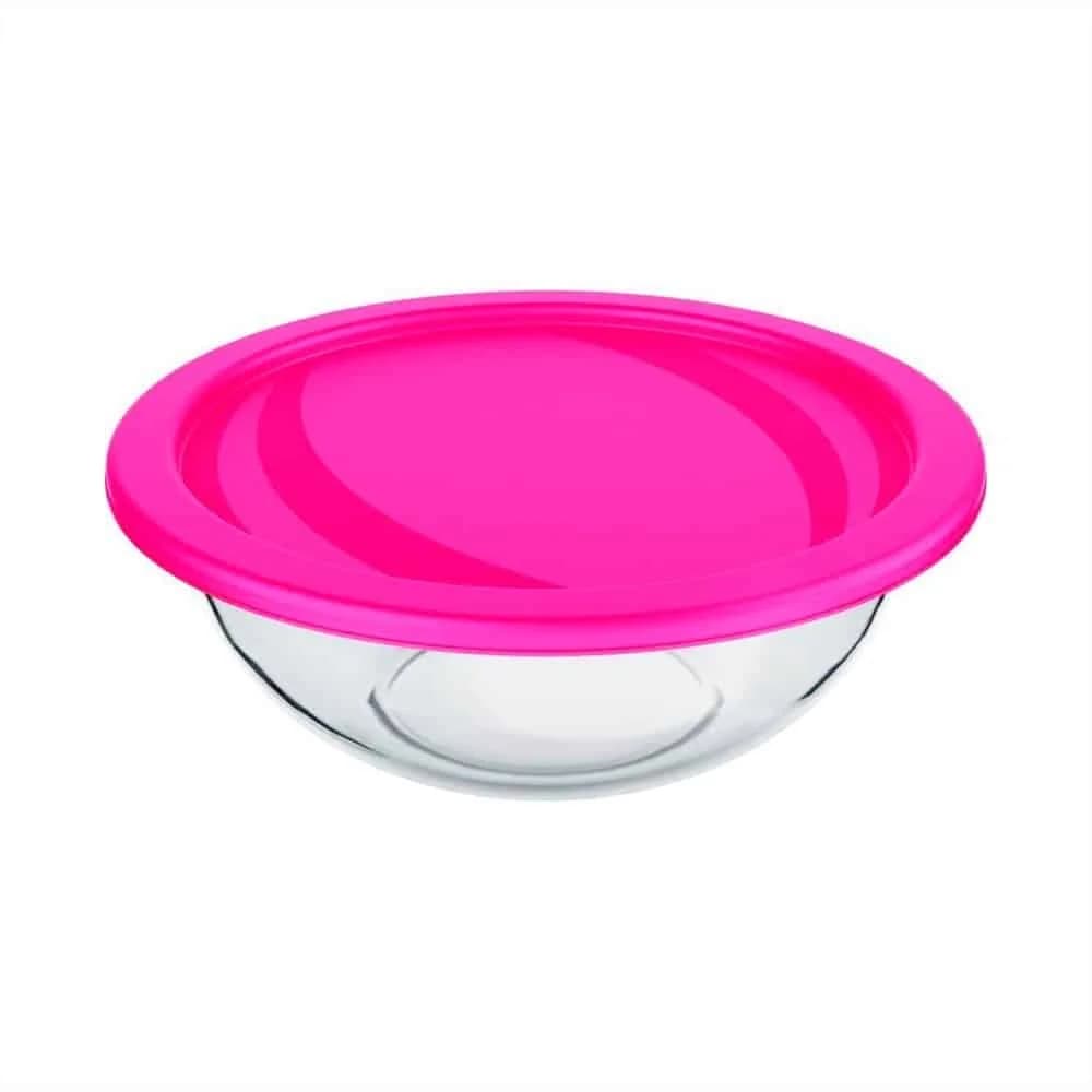 Bowl Vidrio Con Tapa Marinex 500 Ml — imagen 1 de 3