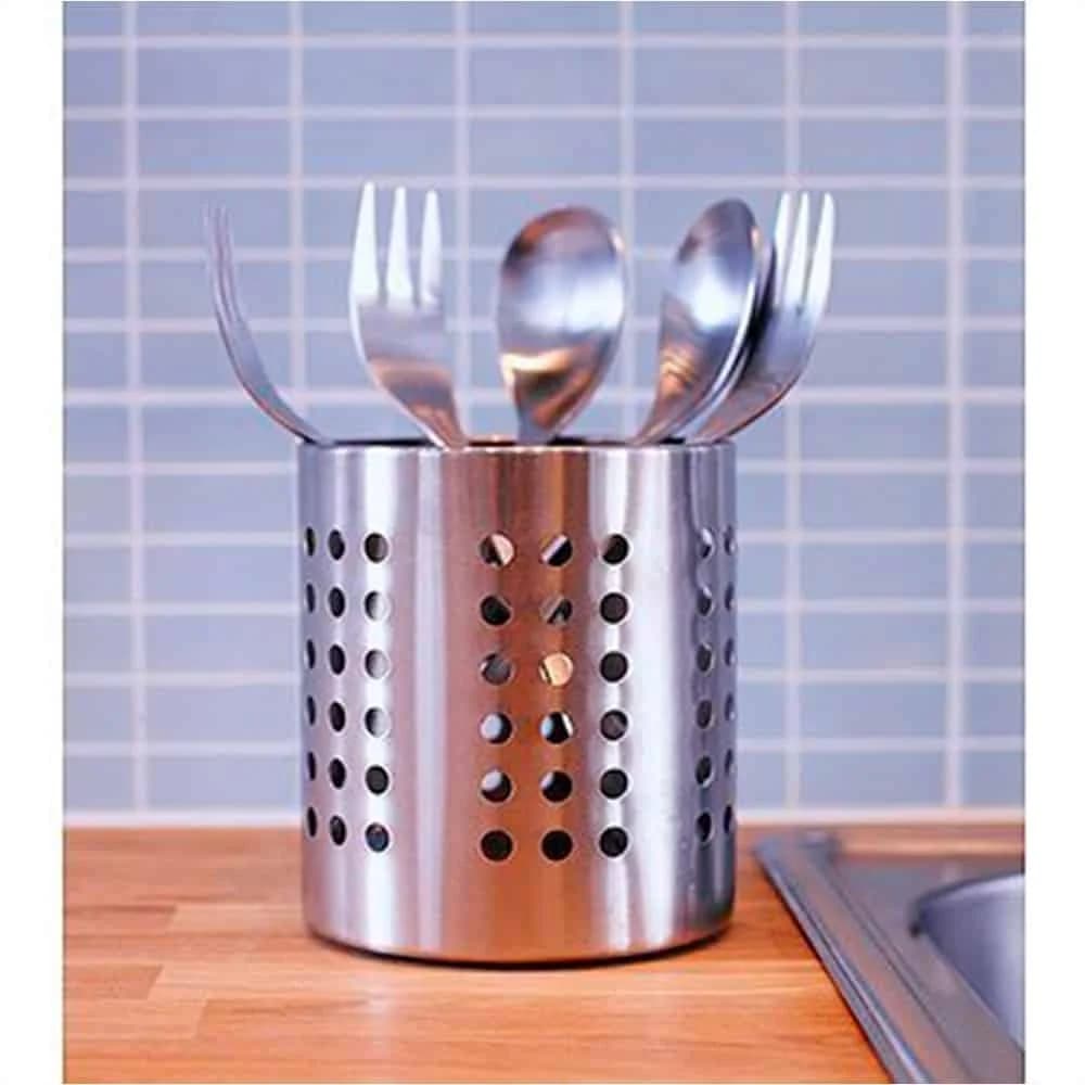 Escurridor De Cubiertos Utensilios Menage Acero Inox — miniatura 2