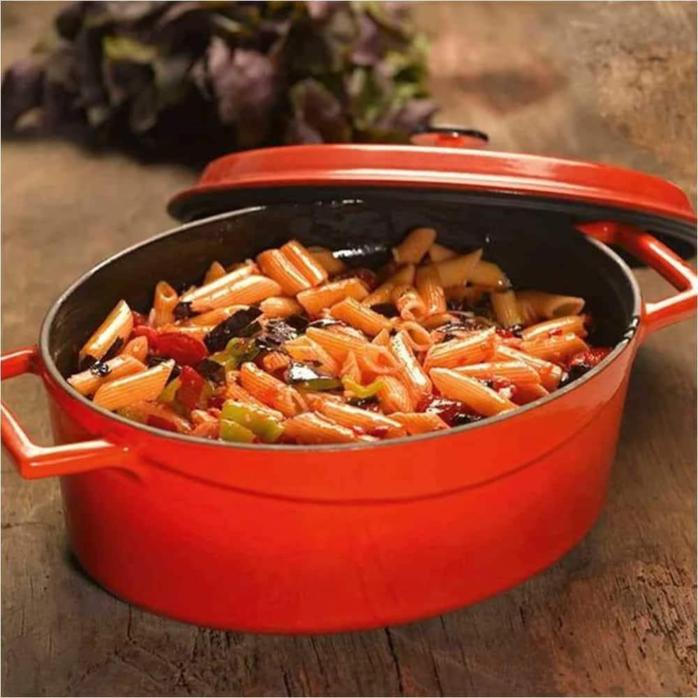 Cacerola Olla Lava Esmaltada Hierro Fundido 27 Cm 4 Litros — miniatura 3