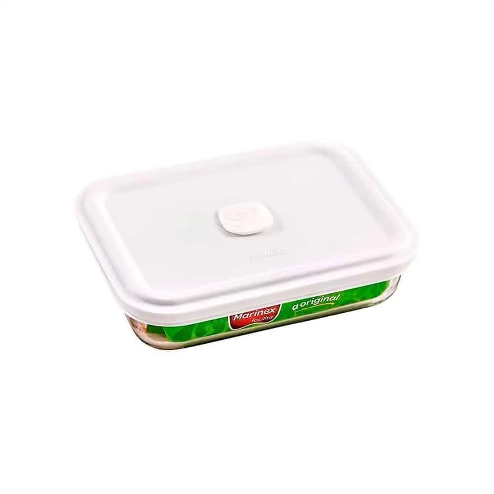 Tupper De Vidrio Facilita Con Tapa Marinex 750 Ml — imagen 1 de 1