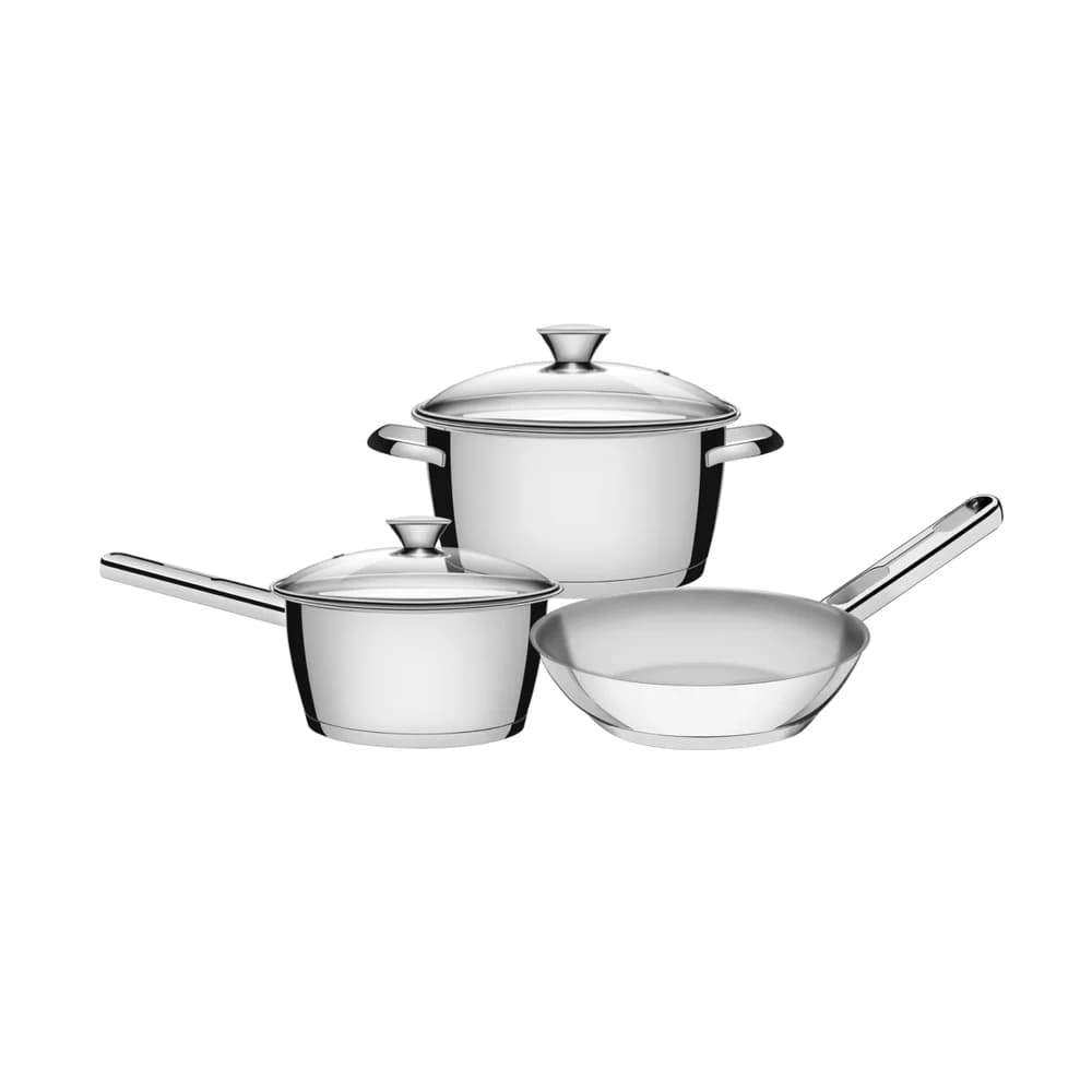 Juego De Ollas Tramontina Cocina Allegra 3 Piezas Induccion — imagen 1 de 3