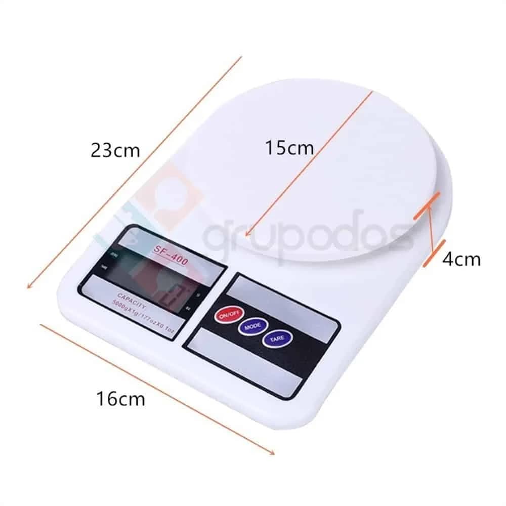 Balanza De Cocina Precision Digital De 1g A 10 Kg Grupo Dos — miniatura 2