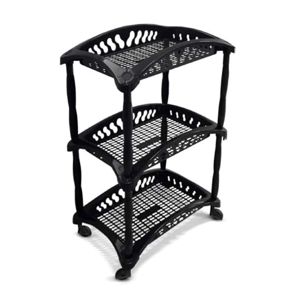 Organizador De Cocina Frutero Baño 3 Estantes Plastico — imagen 1 de 3