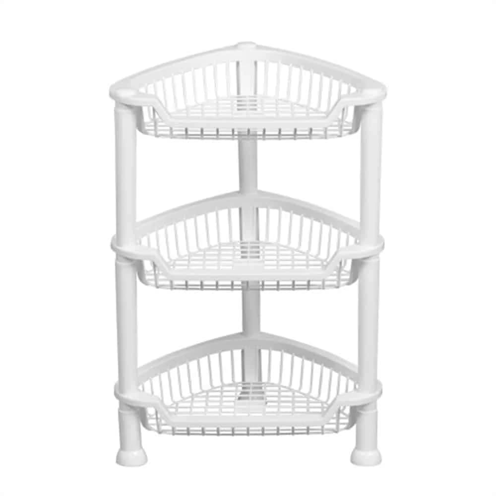 Organizador De Cocina Frutero Baño 3 Estantes Triangular — miniatura 2