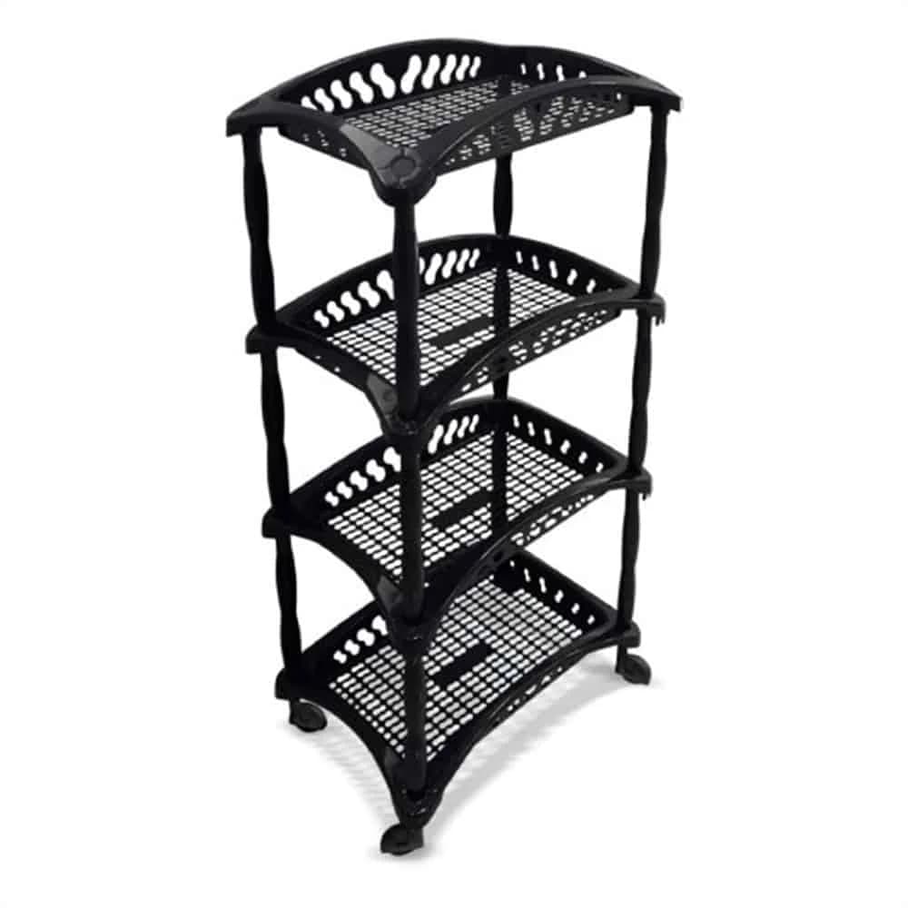 Organizador De Cocina Frutero Bano 4 Estantes Plastico — imagen 1 de 4