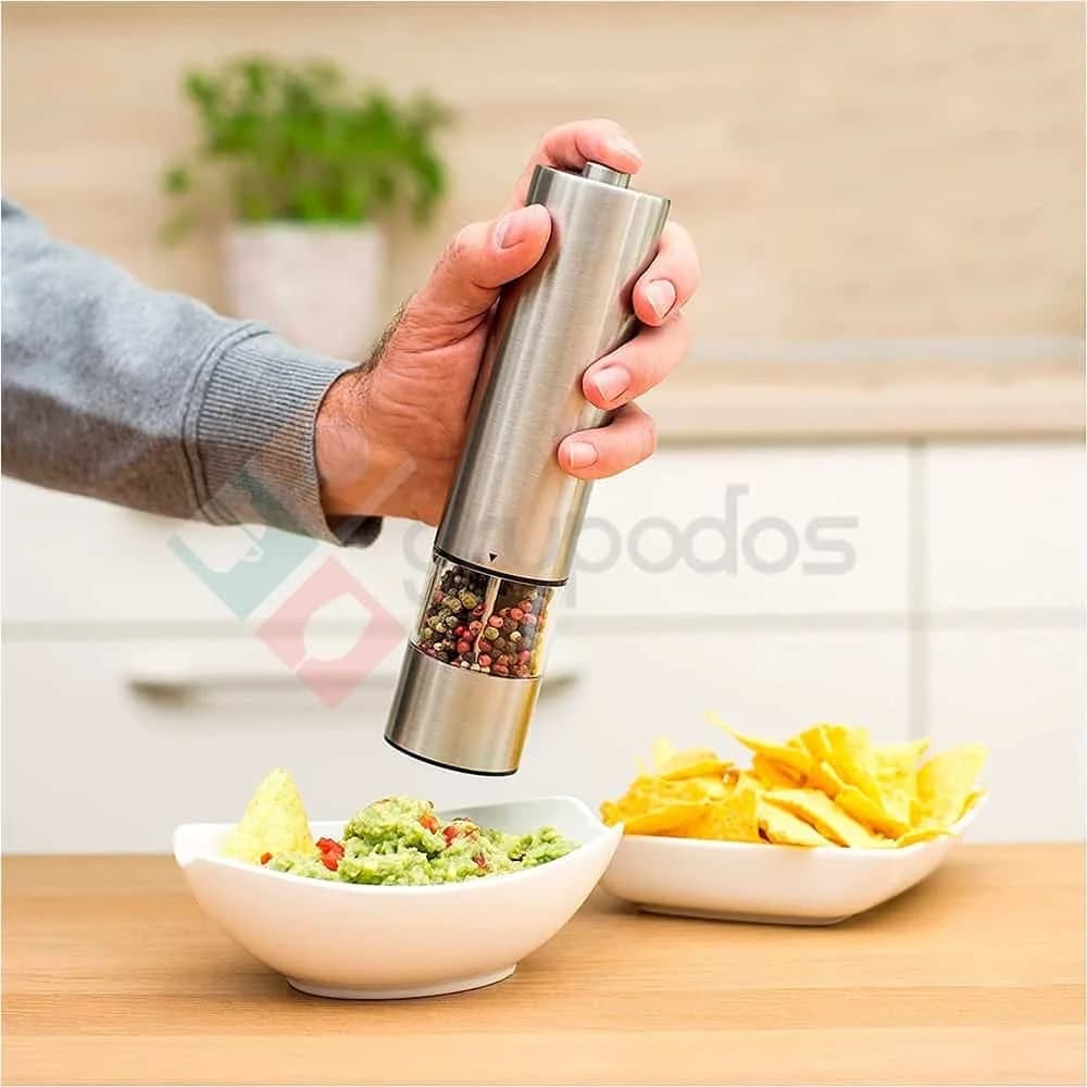 Molinillo Electrico Sal Pimienta Acero Inox Ceramica — imagen 3 de 3