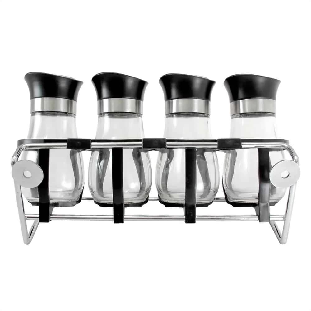 Especiero Con Soporte 4 Frasco Apto Para Colgar Grupo Dos — imagen 2 de 5