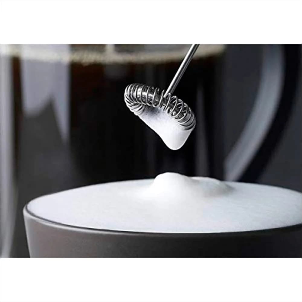 Batidor De Leche Capuccino Cafe Creador De Espuma Electrico — miniatura 4