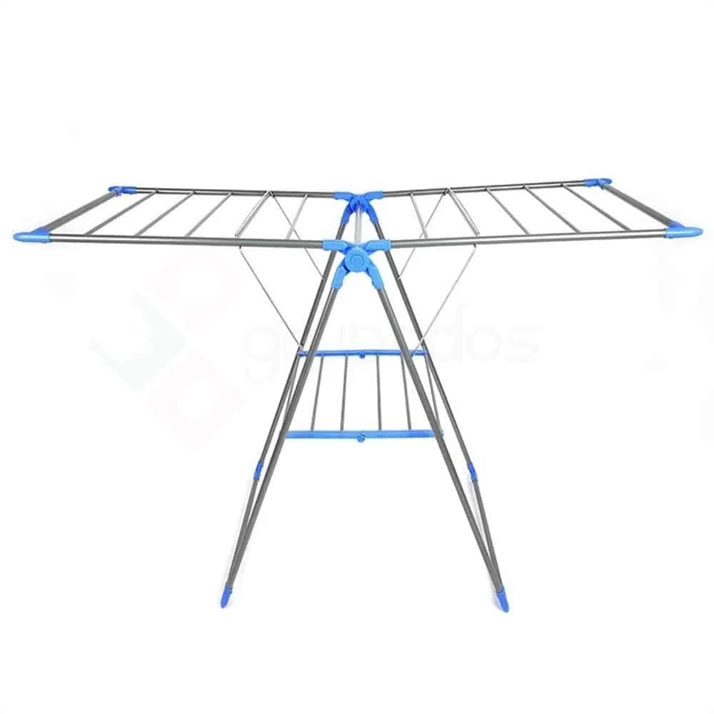 Tendedero Para Ropa De Pie Plegable Tender Acero Inoxidable — miniatura 3
