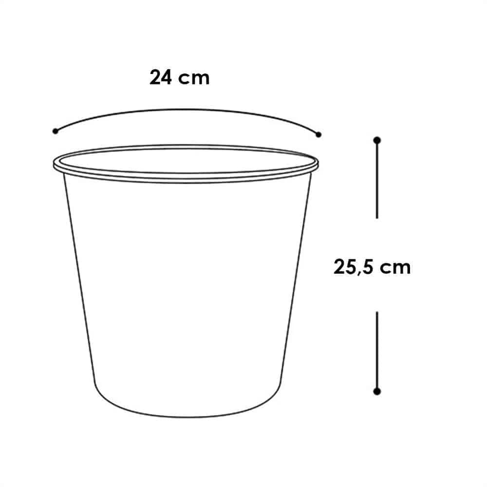 Canasto Papelera Para Residuos 10 Litros Escritorio Diseños — miniatura 5