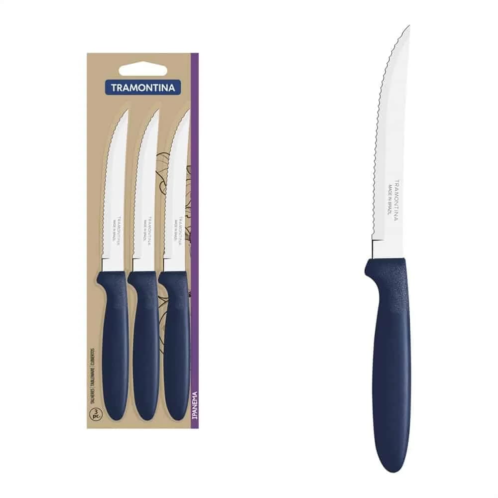 Cuchillo De Asado Ipanema X3 Unid. Tramontina — imagen 1 de 5