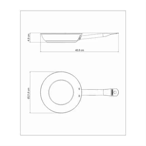 Sarten Tramontina Acero Inoxidable Induccion 20 Cm Antiadher — miniatura 4