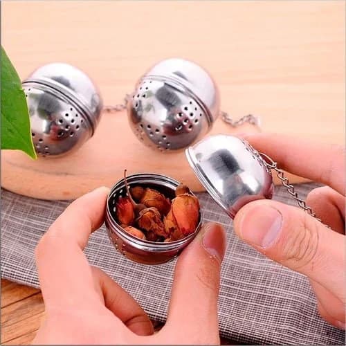 Infusor De Te Bola Filtro Acero Inoxidable Grupo Dos — miniatura 2