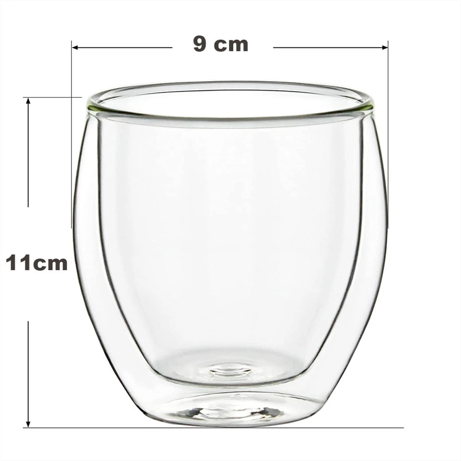 Vaso Doble Vidrio Termico Cafe 400 Ml X 2 Uni Grupo Dos — imagen 2 de 2