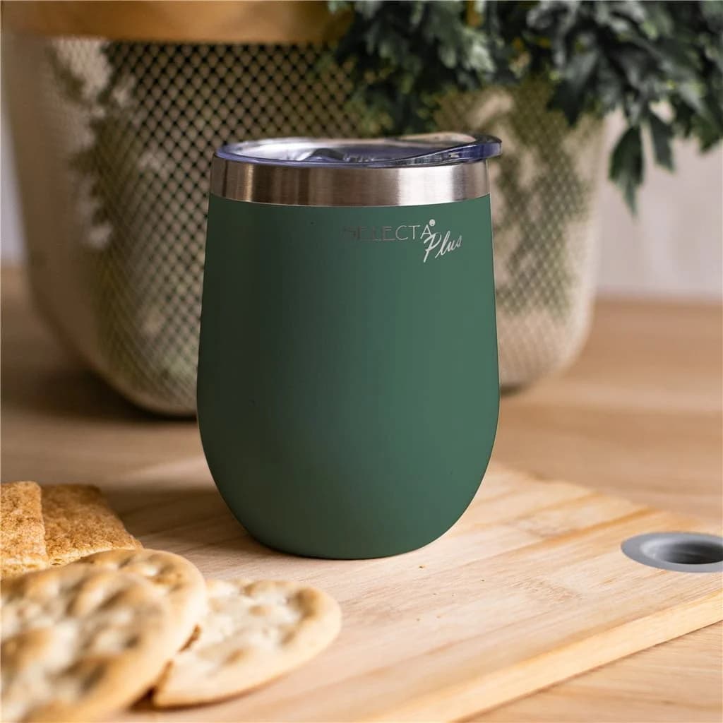 Vaso Mate Termico Con Tapa Acero Inoxidable 350 Ml Grupo Dos — miniatura 7